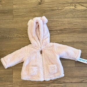 Carters fuzzy hooded jacket